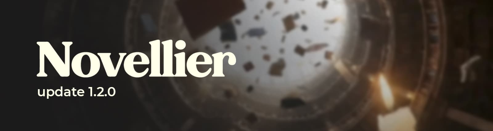 Novellier 1.2.0 Release Header